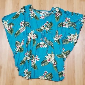 Hawaiian swimsuit Coverup